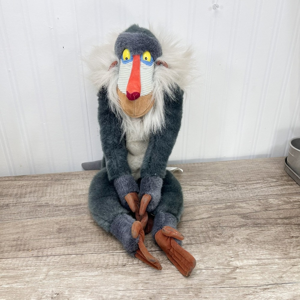 Vintage Disney The Lion King Rafiki 20" Plush Stuffed Monkey Baboon Animal